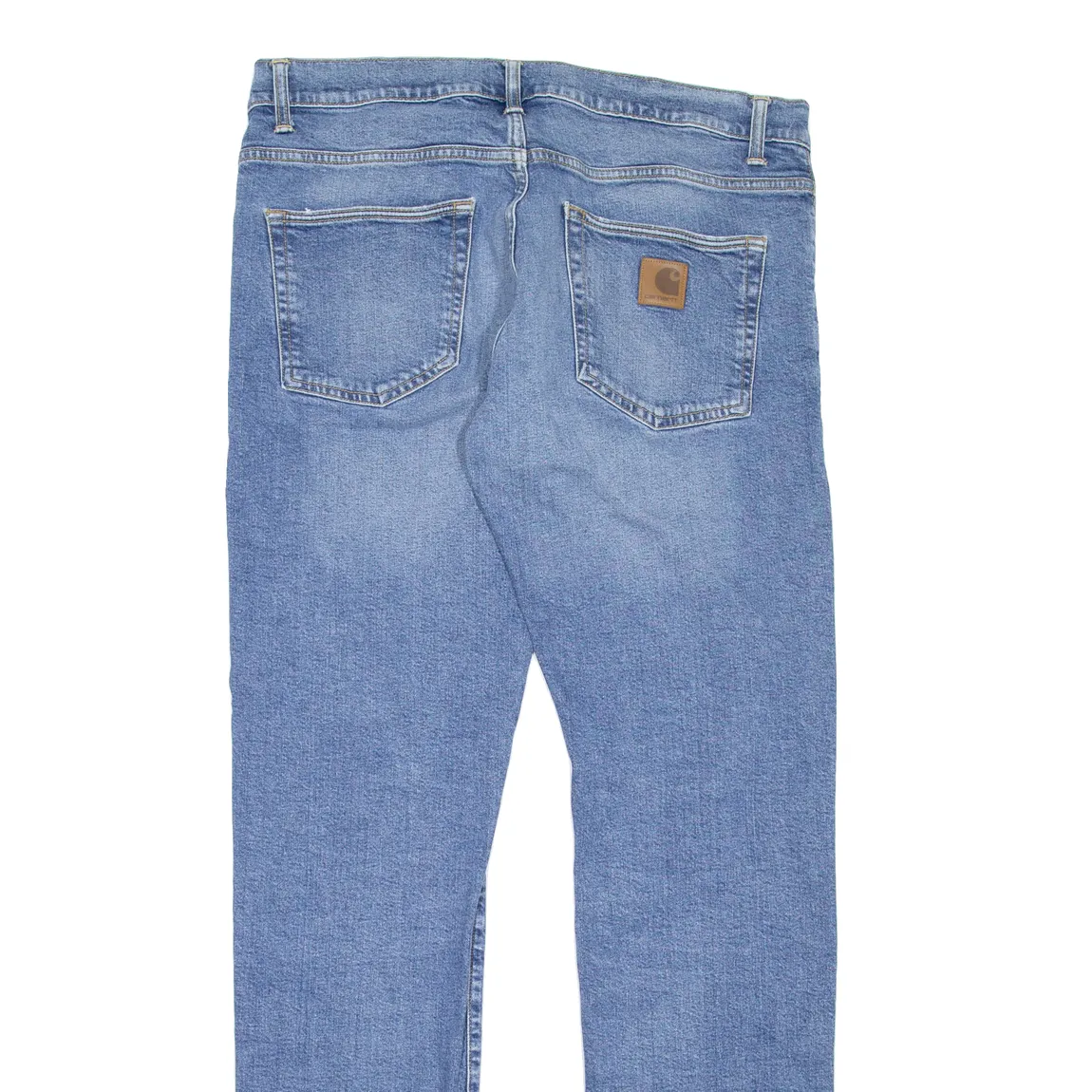 CARHARTT Mens Jeans Blue Regular Straight W36 L34