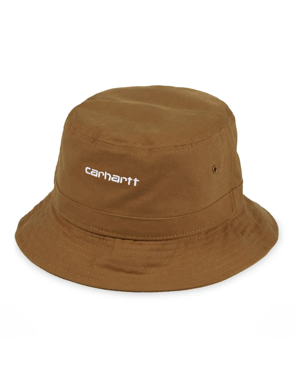 Carhartt Script Bucket Hat Brown White