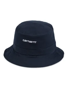 Carhartt Script Bucket Hat Navy White