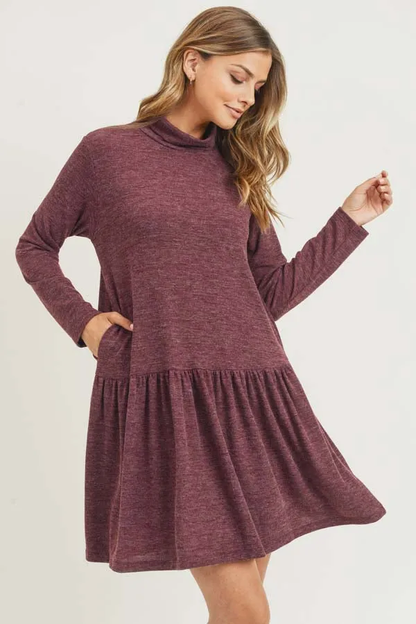 Chloe Turtleneck Sweater Dress