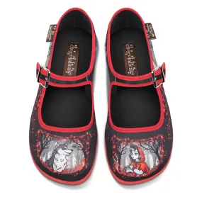 Chocolaticas® Riding Hood Women's Mary Jane Flat