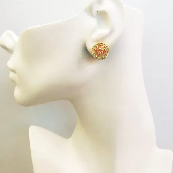 Citrine & Peridot Earring Jacket Separates Earrings