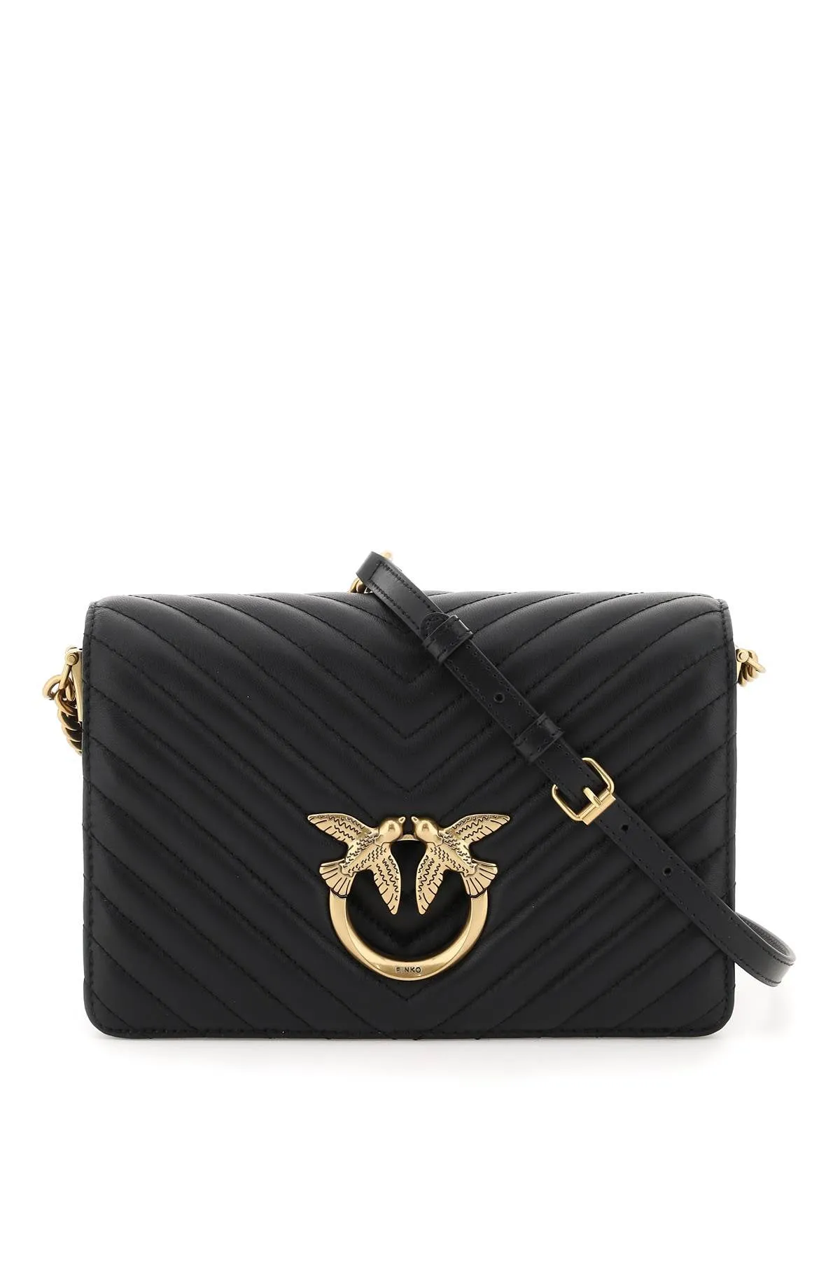 classic love bag click bag 100063 A0GK NERO-ANTIQUE GOLD