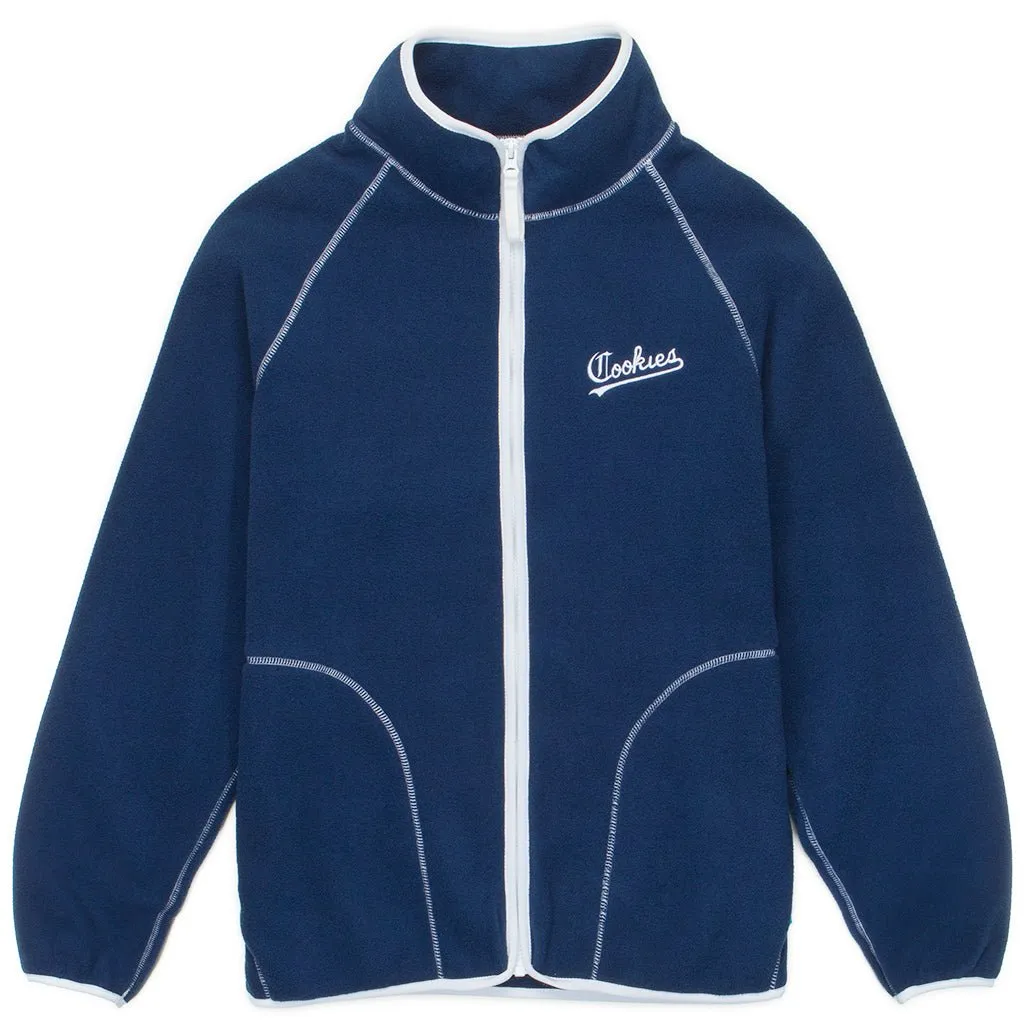 Cookies Ivy League Lightweight Micro-Fleece Jacket - Navy