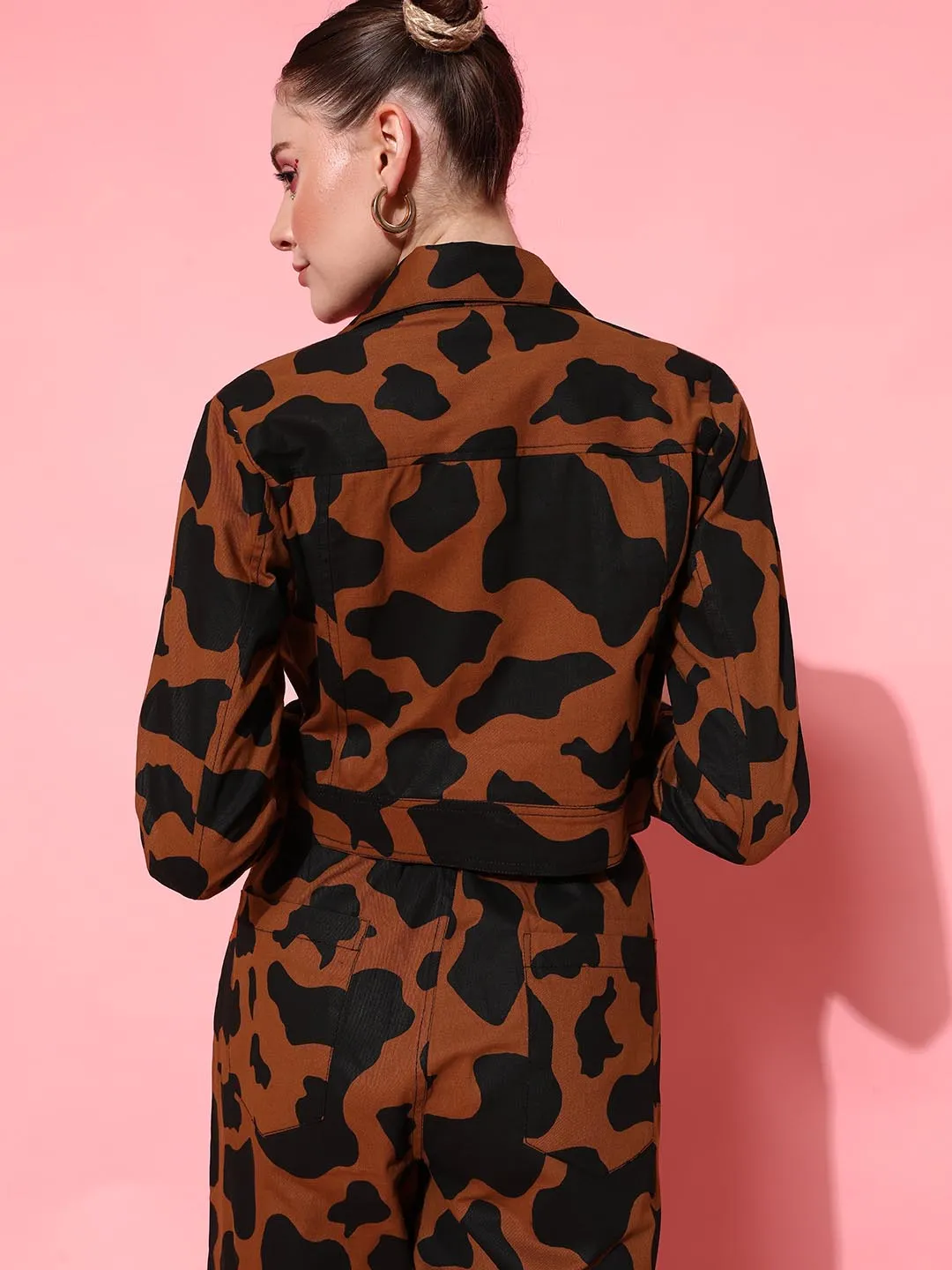 Cow Print Jacket