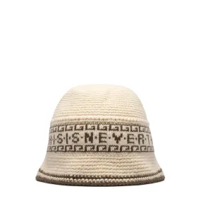 CROCHET BUCKET HAT IVORY | Bodega