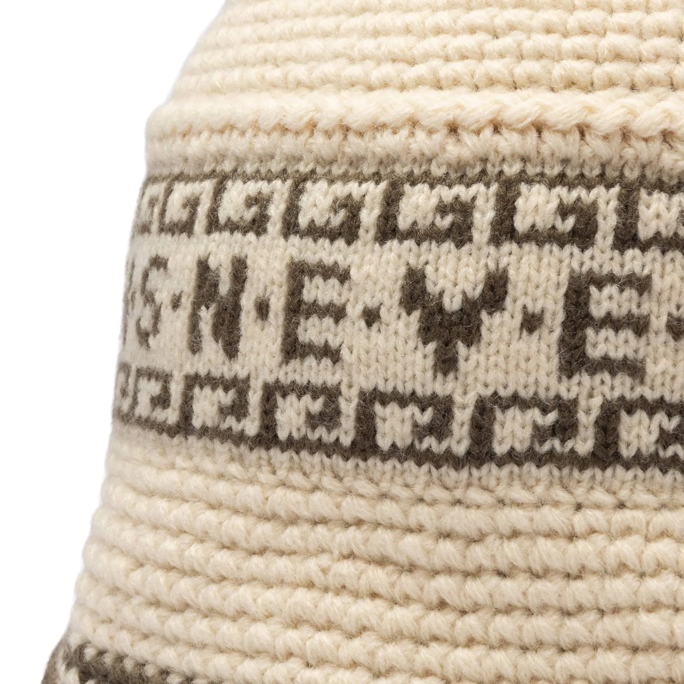 CROCHET BUCKET HAT IVORY | Bodega