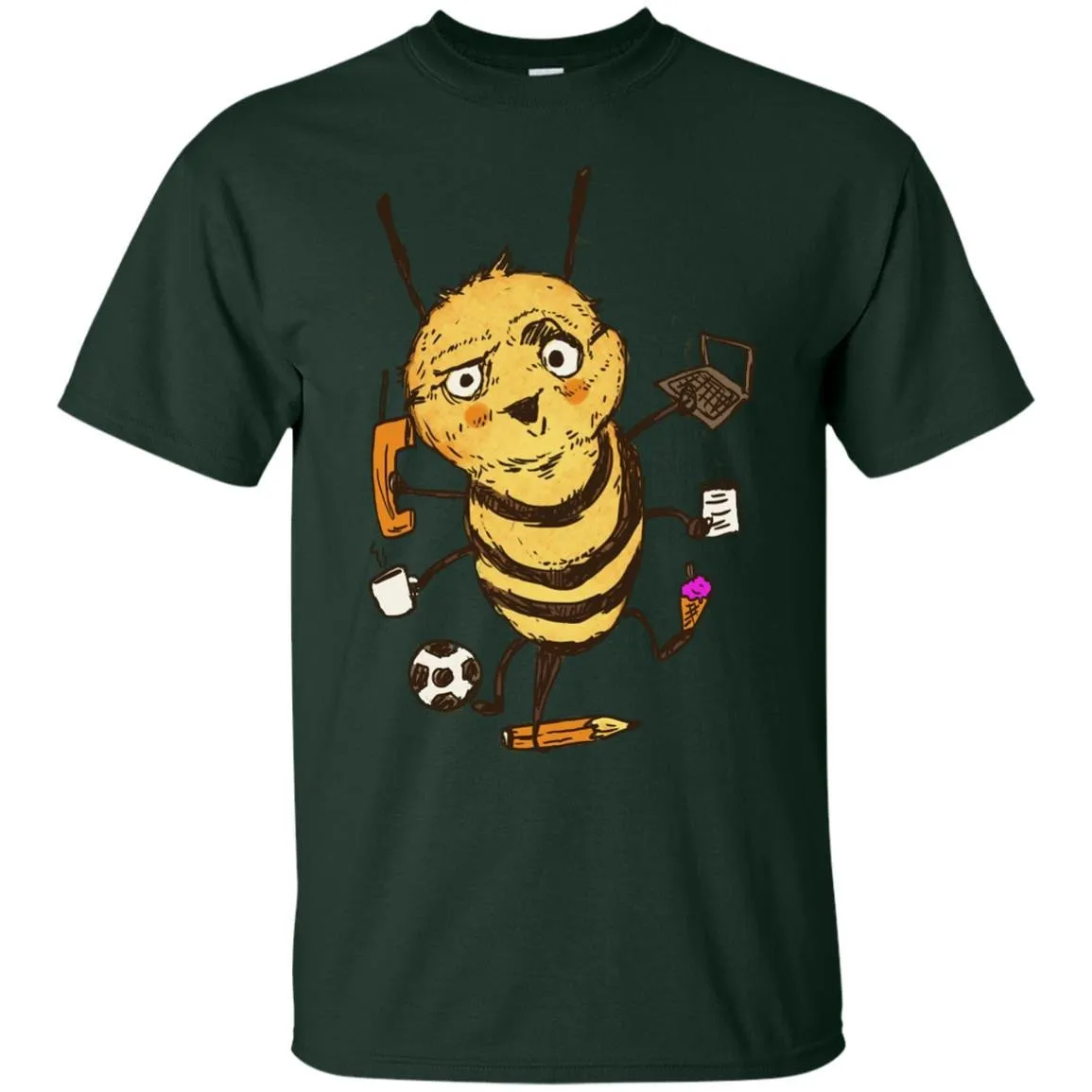 CUTE ANIMALS - Busy as a Bumblebee T Shirt & Hoodie