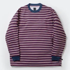 【DAIWA PIER39/ダイワピア39】W's TECH DRAWSTRING MULTI BORDER L/S TEE BE-34024L