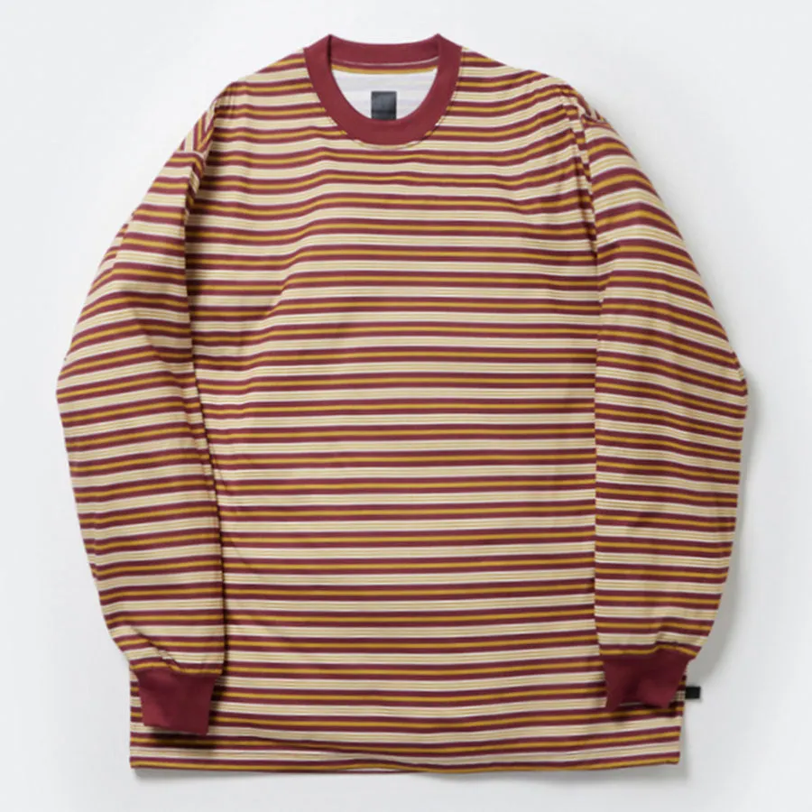 【DAIWA PIER39/ダイワピア39】W's TECH DRAWSTRING MULTI BORDER L/S TEE BE-34024L