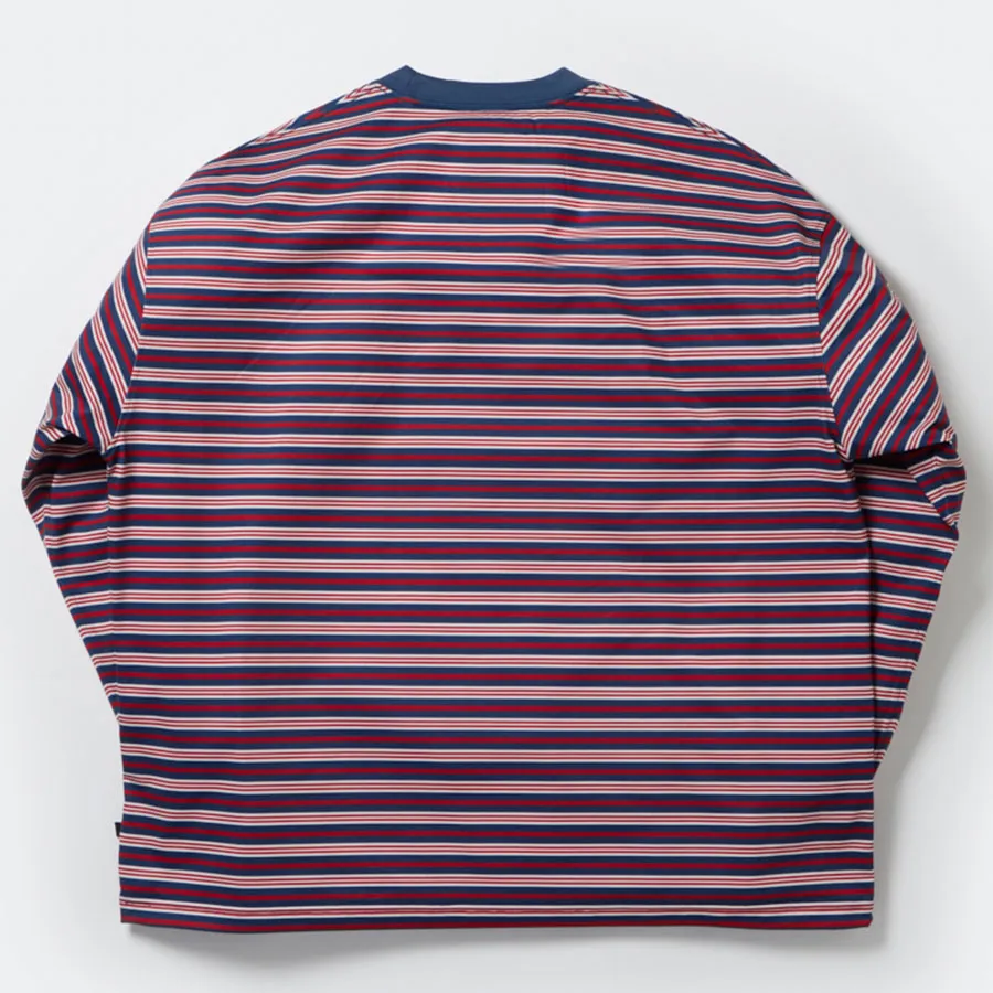 【DAIWA PIER39/ダイワピア39】W's TECH DRAWSTRING MULTI BORDER L/S TEE BE-34024L