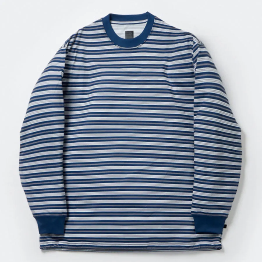 【DAIWA PIER39/ダイワピア39】W's TECH DRAWSTRING MULTI BORDER L/S TEE BE-34024L