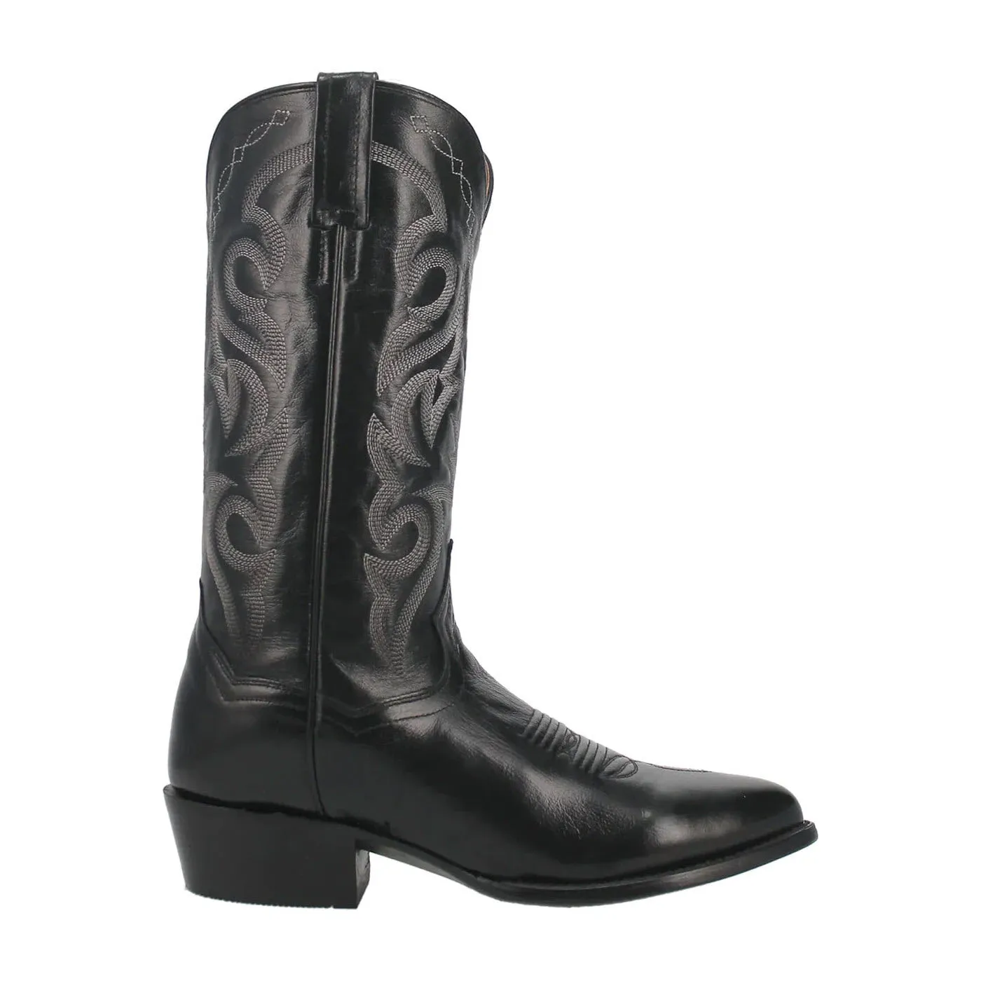 DAN POST MILWAUKEE 13 INCH WESTERN BOOT MIGNON LEATHER BLACK - MENS