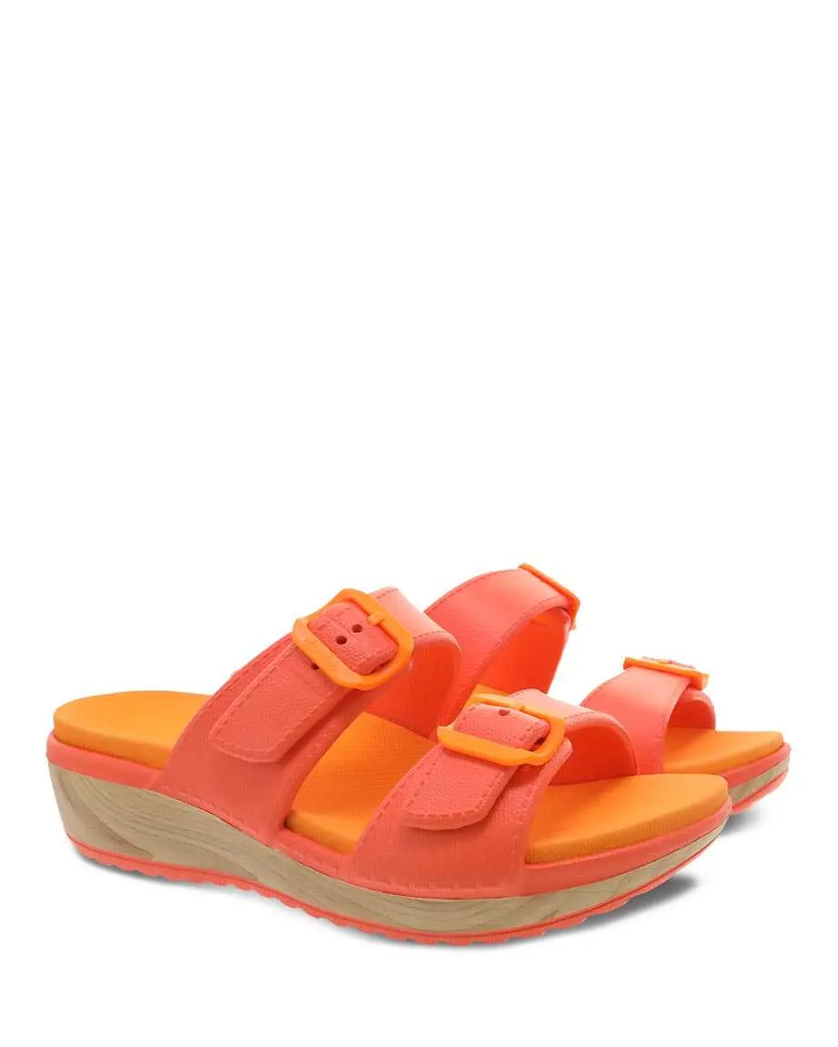 Dansko Womens Kandi Molded Eva Sandal- Orange