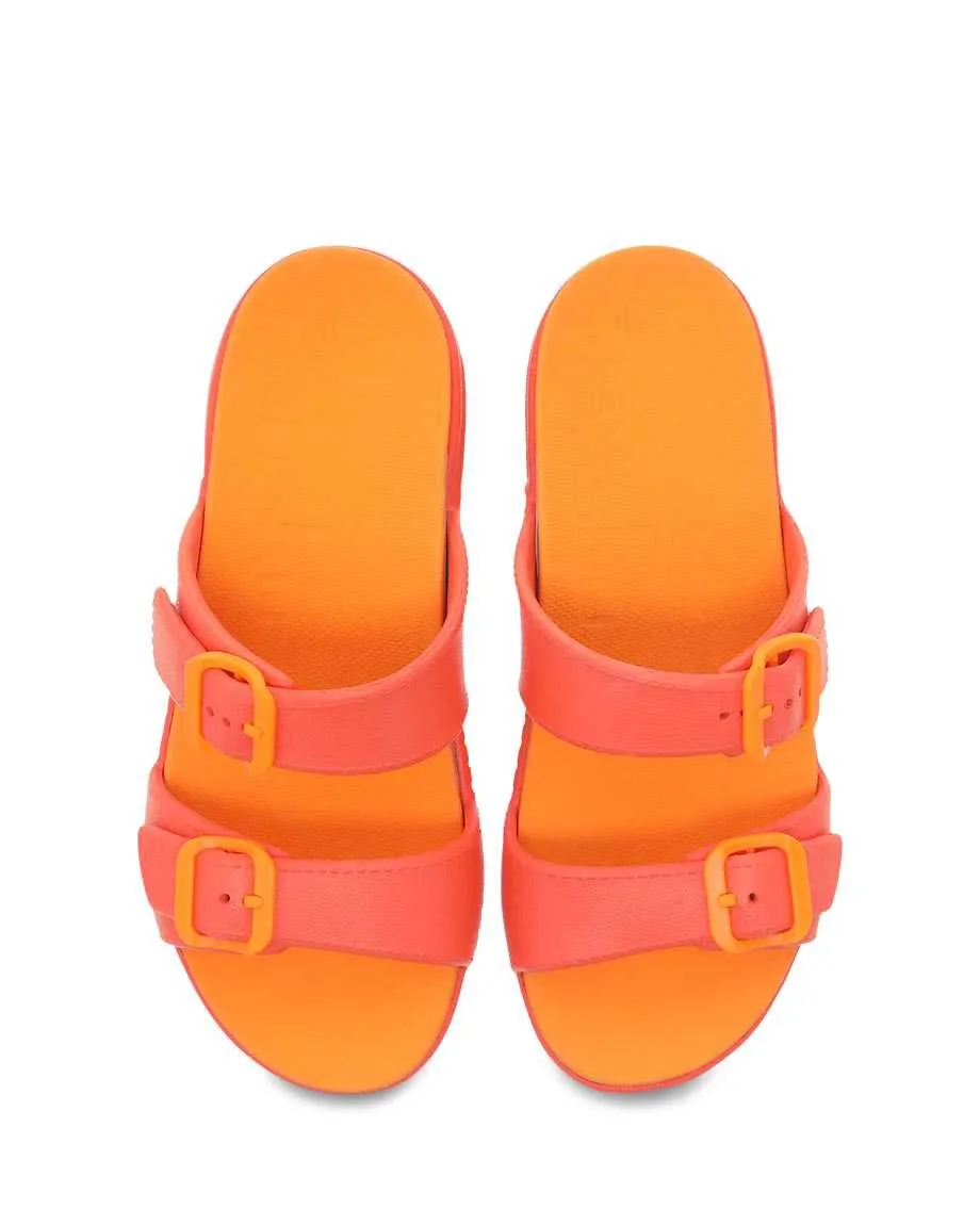 Dansko Womens Kandi Molded Eva Sandal- Orange