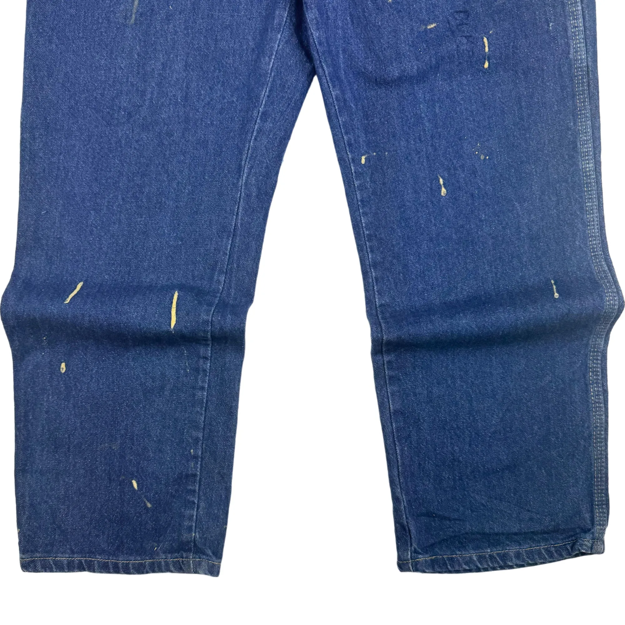 Dickies Paint Splattered Carpenter Jeans Blue