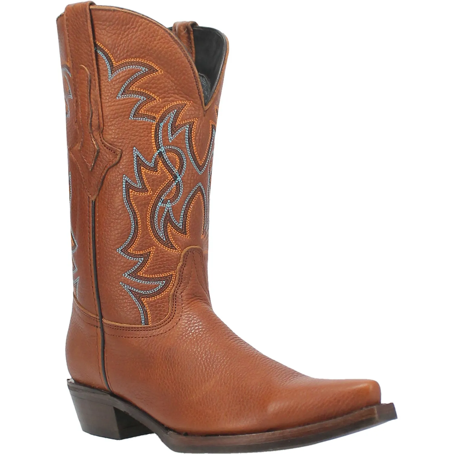 Dingo Mens Gold Rush Tan Leather Cowboy Boots