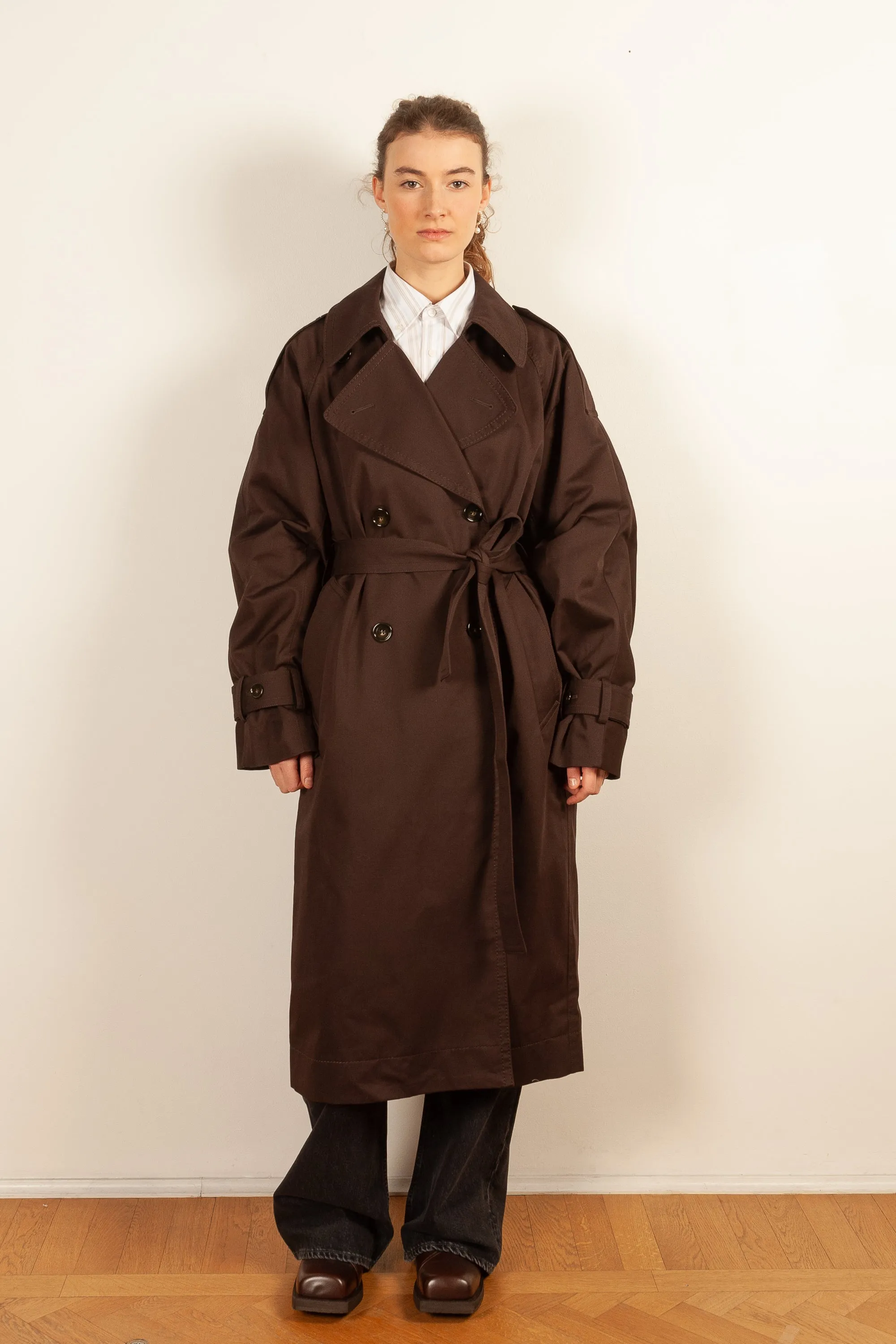 Double-Breasted Trench Coat