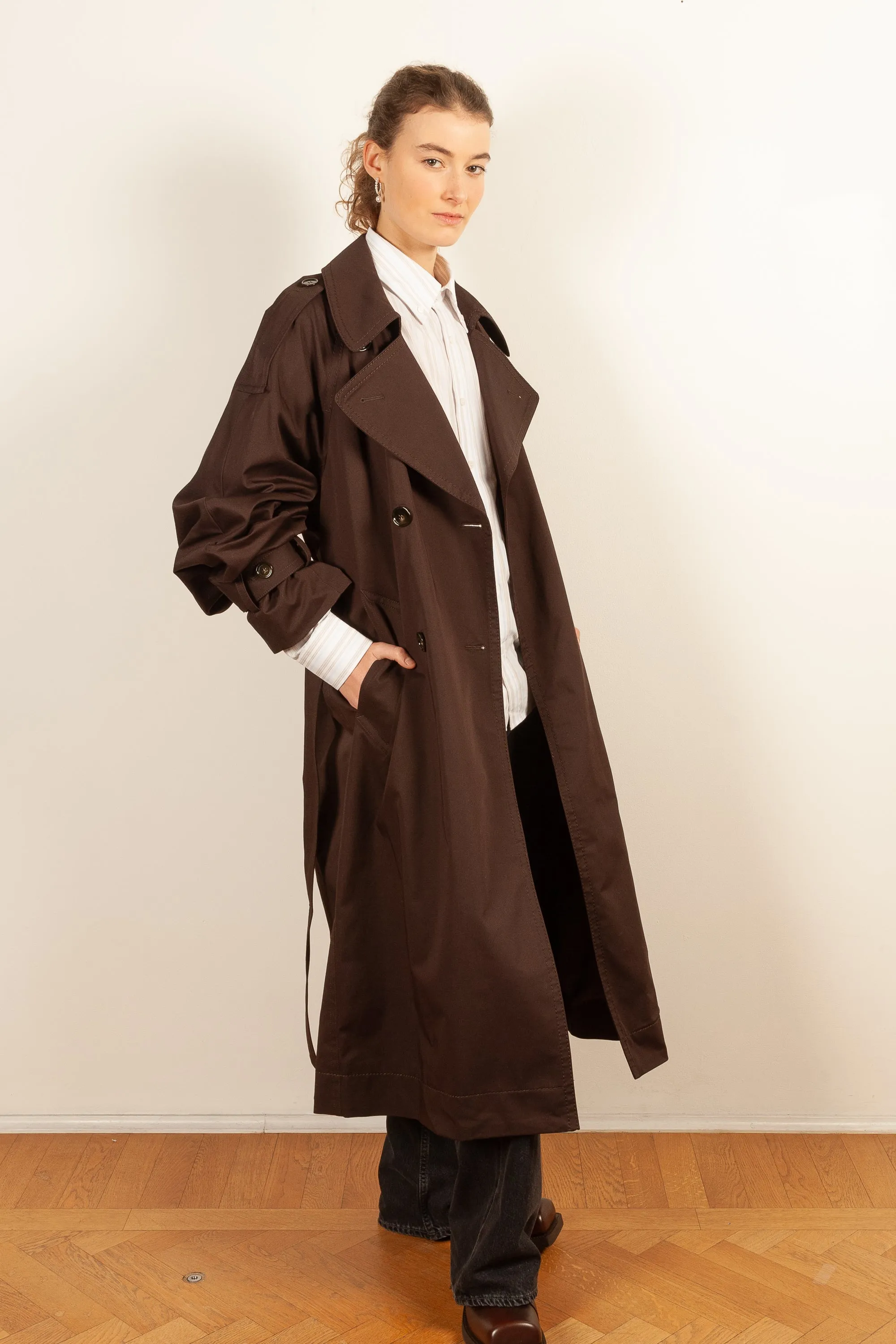 Double-Breasted Trench Coat