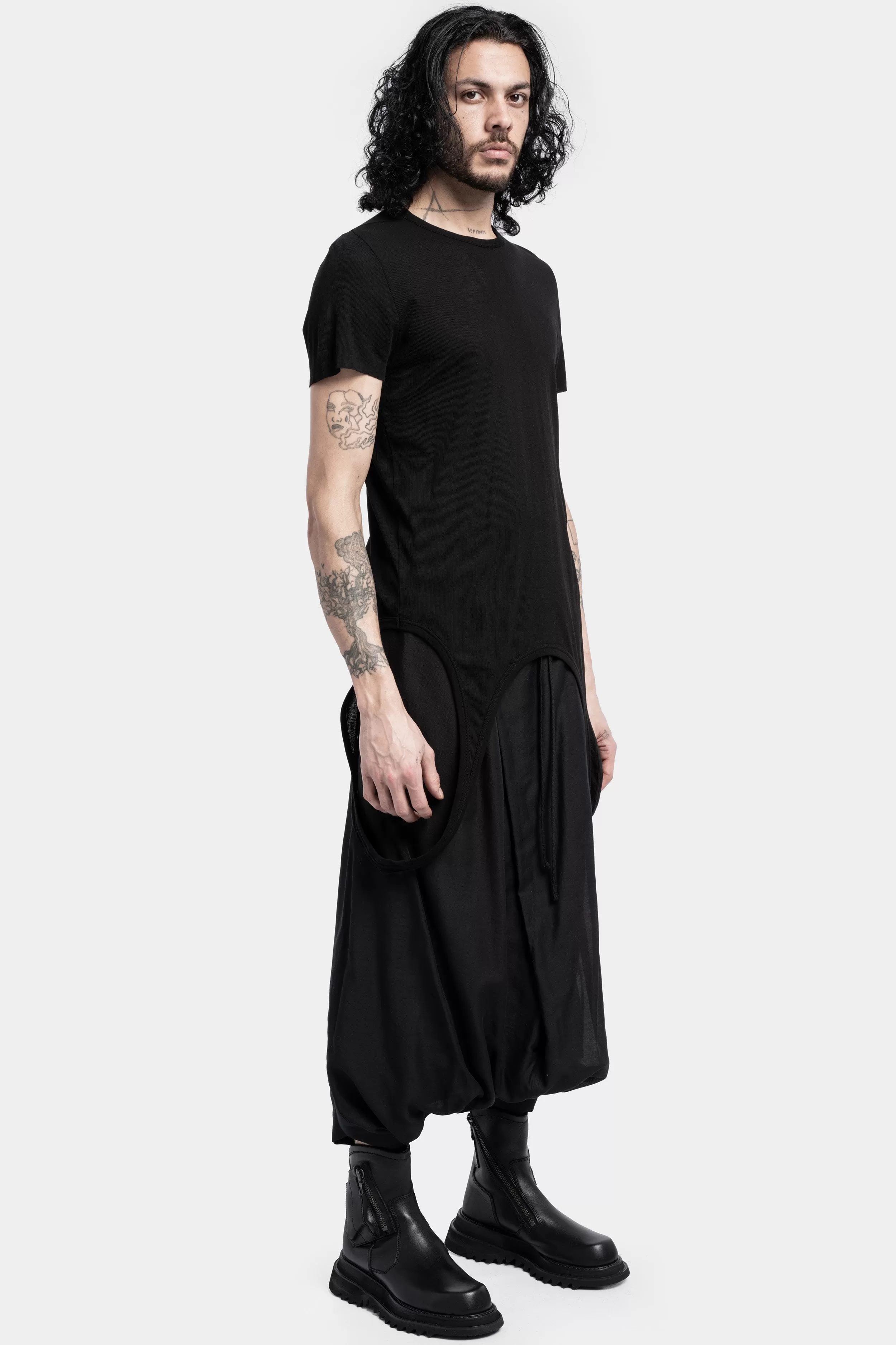 Draped Harem Pants