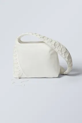 Drawstring Shoulder Bag - White - Ladies | H&M GB