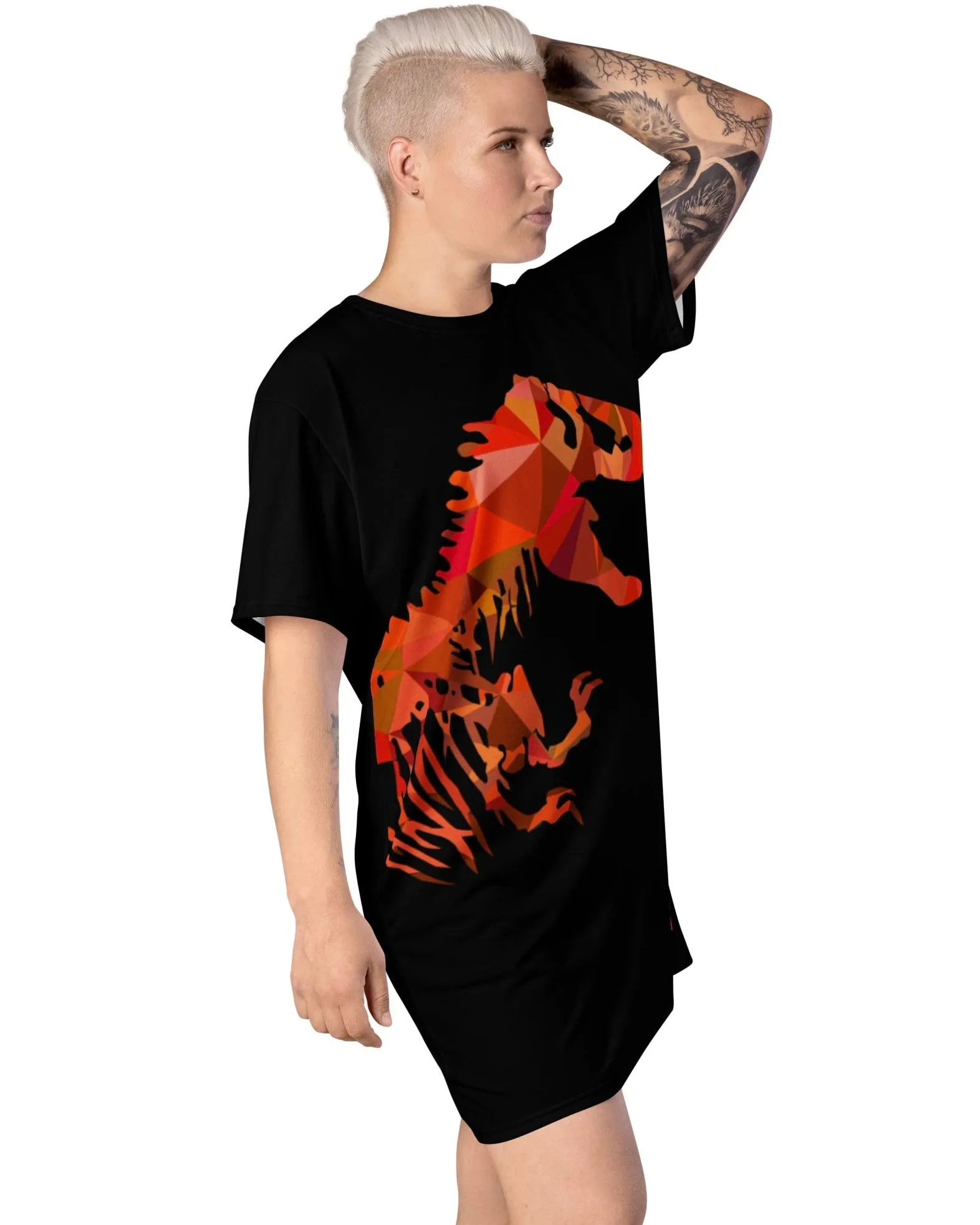 Dubstep Rex T-Shirt Dress