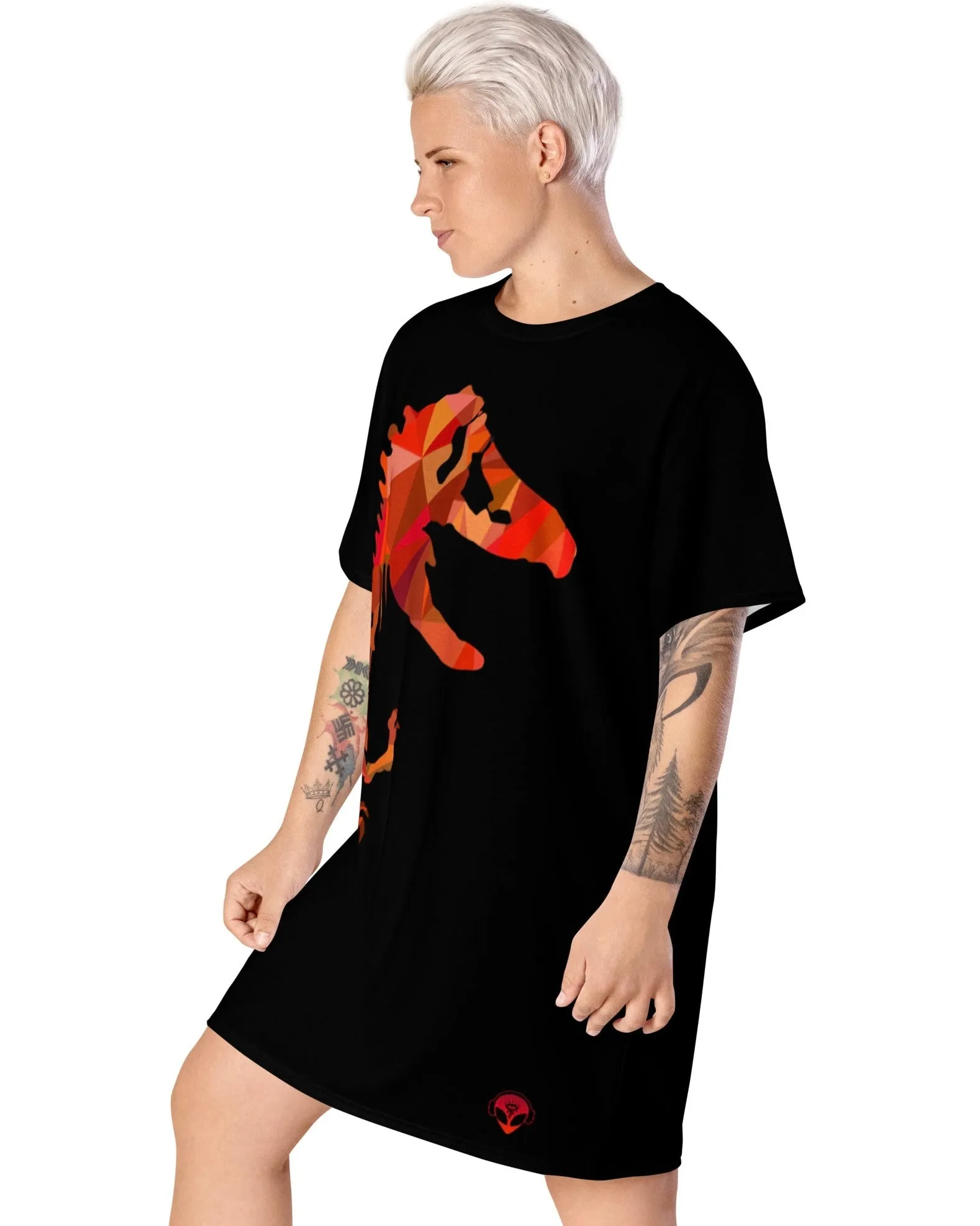 Dubstep Rex T-Shirt Dress