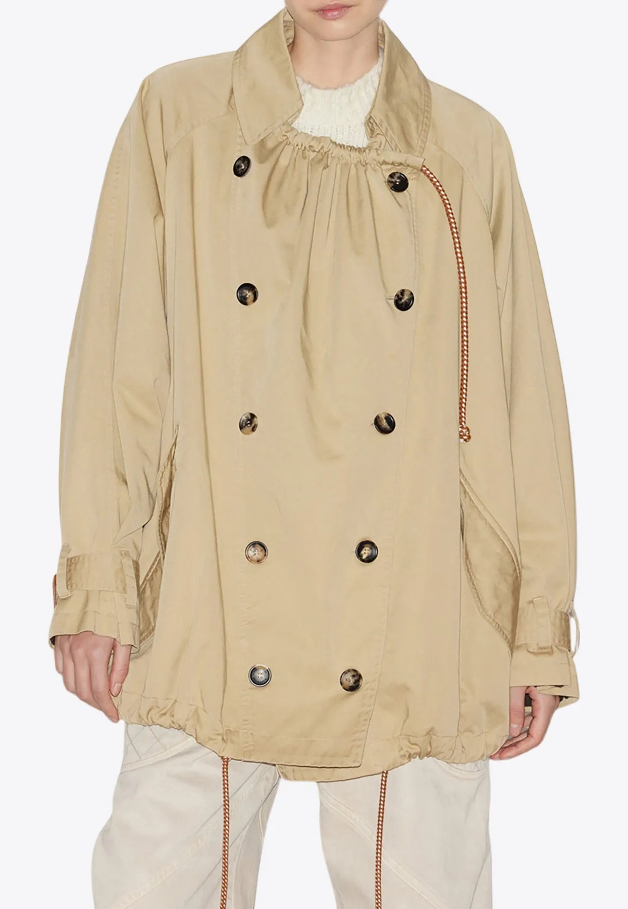 Dusika Short Trench Coat