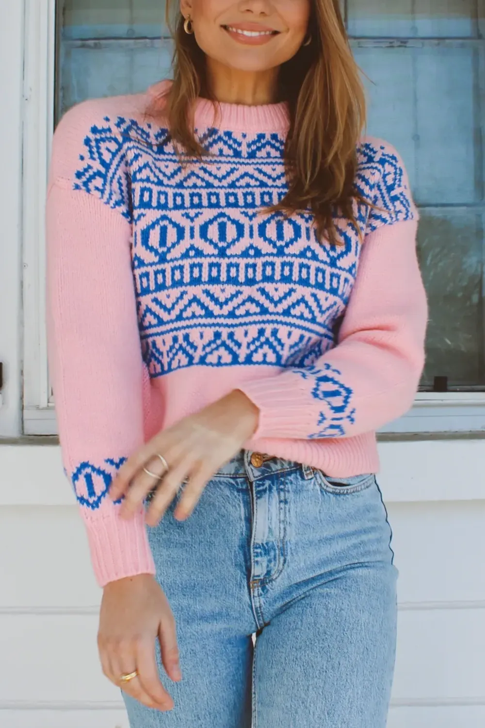 EASY TO LOVE SNOWCAP SWEATER