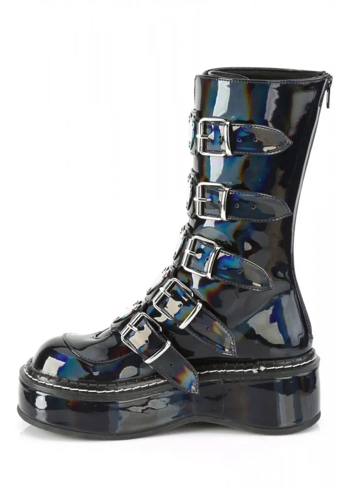 Emily 330 Hologram Heart Buckle Boot