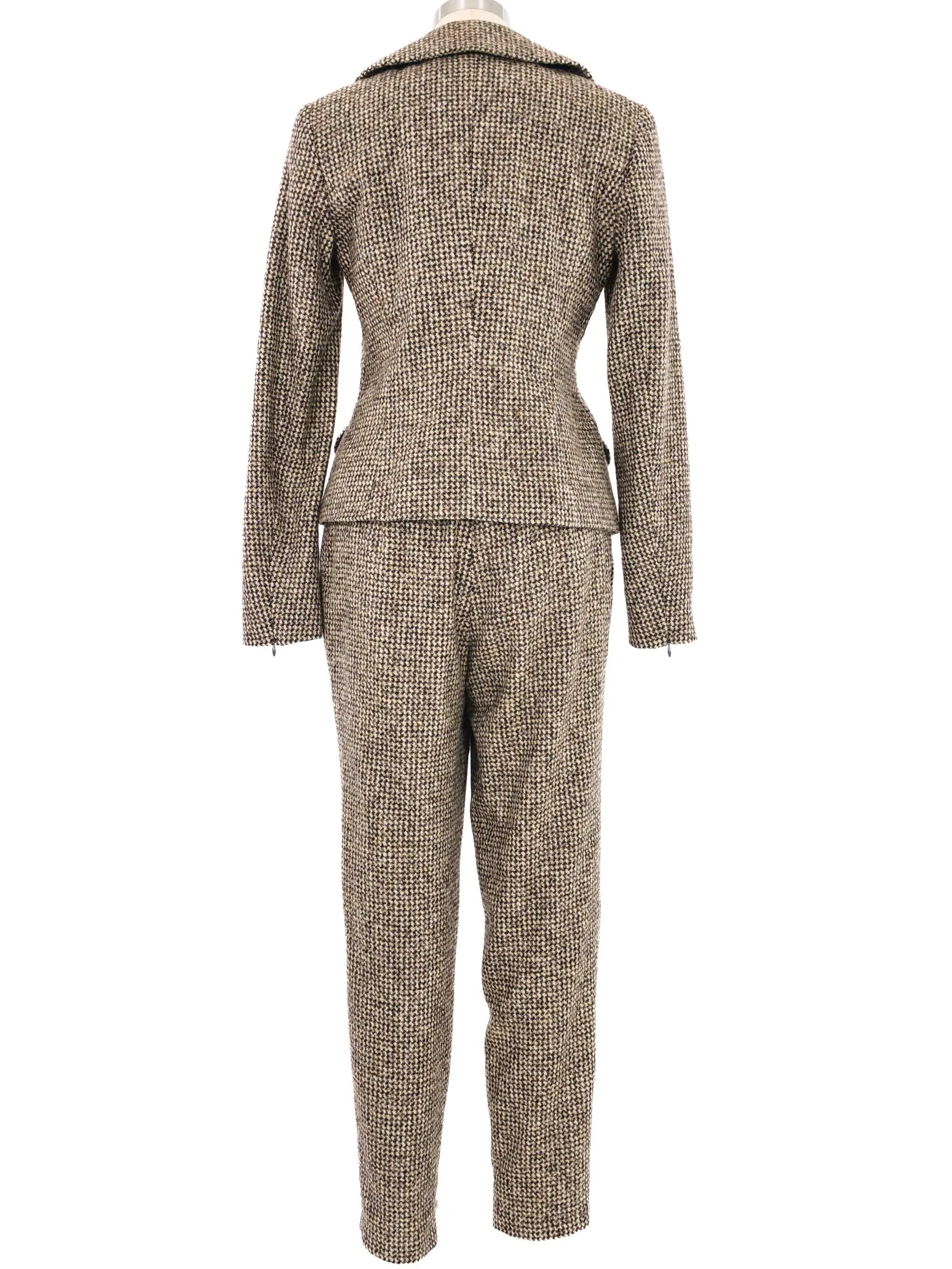 Escada Alpaca Tweed Pant Suit