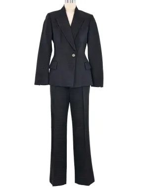 Escada Embossed Reptile Pant Suit