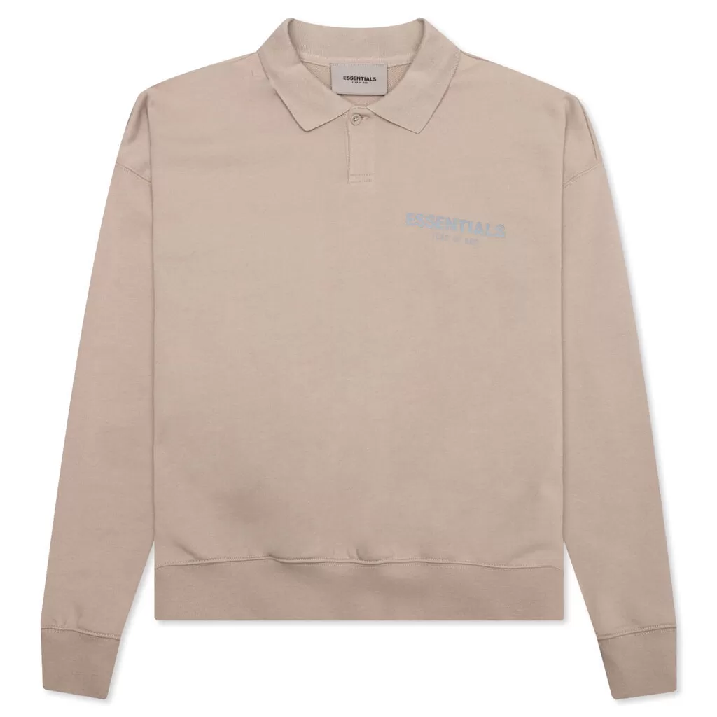 Essentials Kid's L/S Polo - String