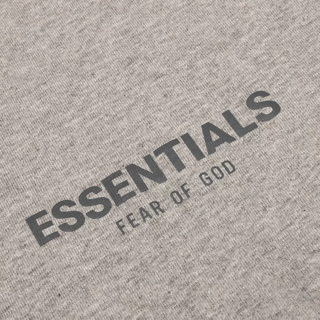 Essentials S/S Polo - Dark Heather Oatmeal