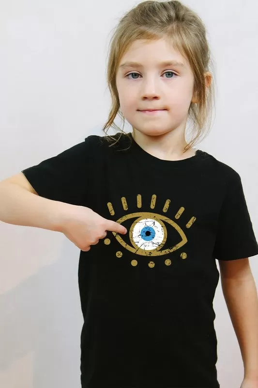 Eye Graphic T-Shirt - Girls