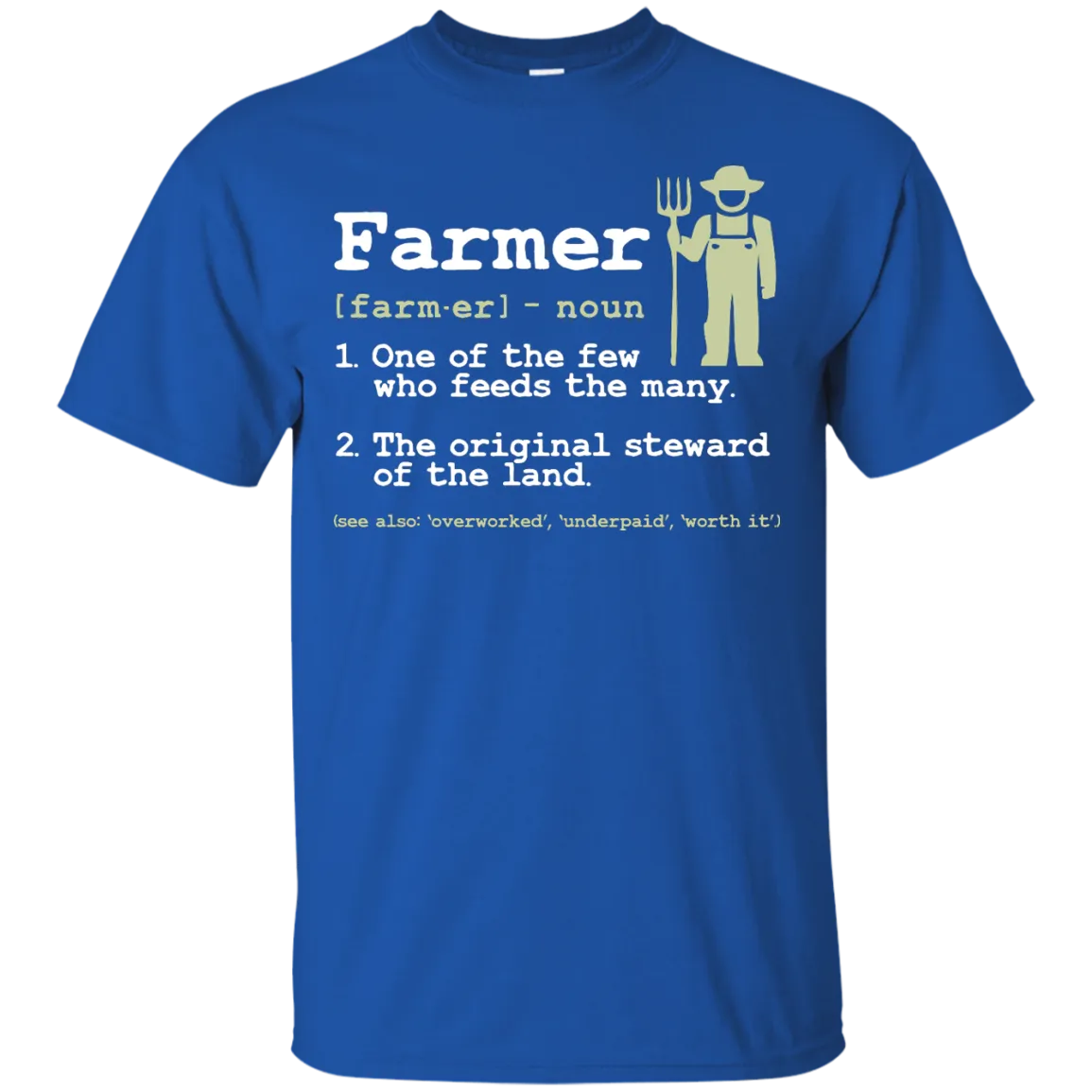 Farmer - Definition of a Farmer animals T Shirt & Hoodie