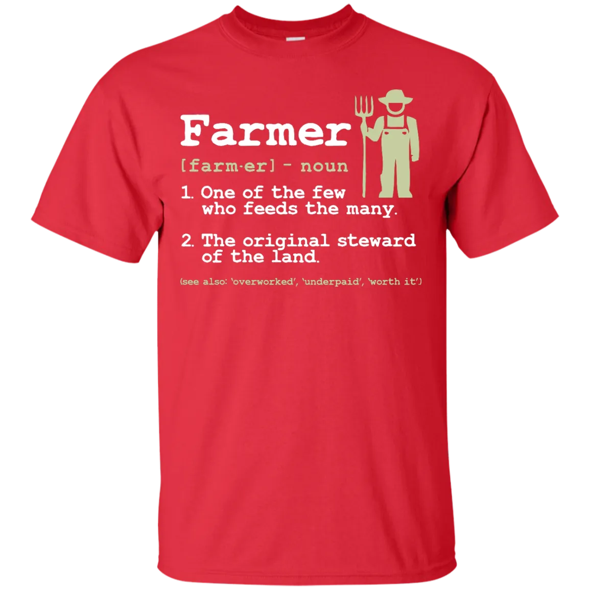 Farmer - Definition of a Farmer animals T Shirt & Hoodie