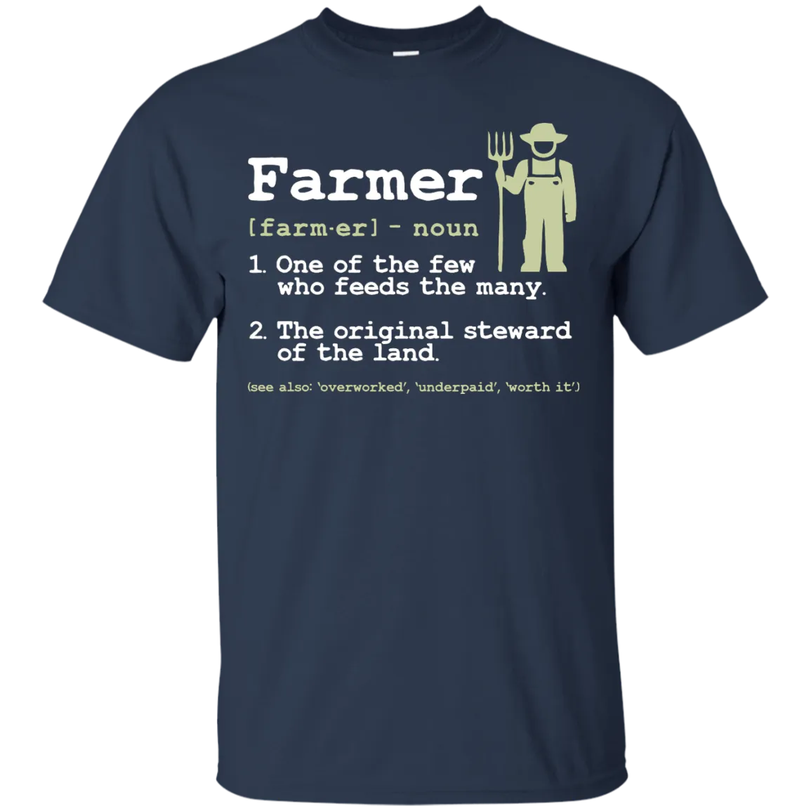 Farmer - Definition of a Farmer animals T Shirt & Hoodie