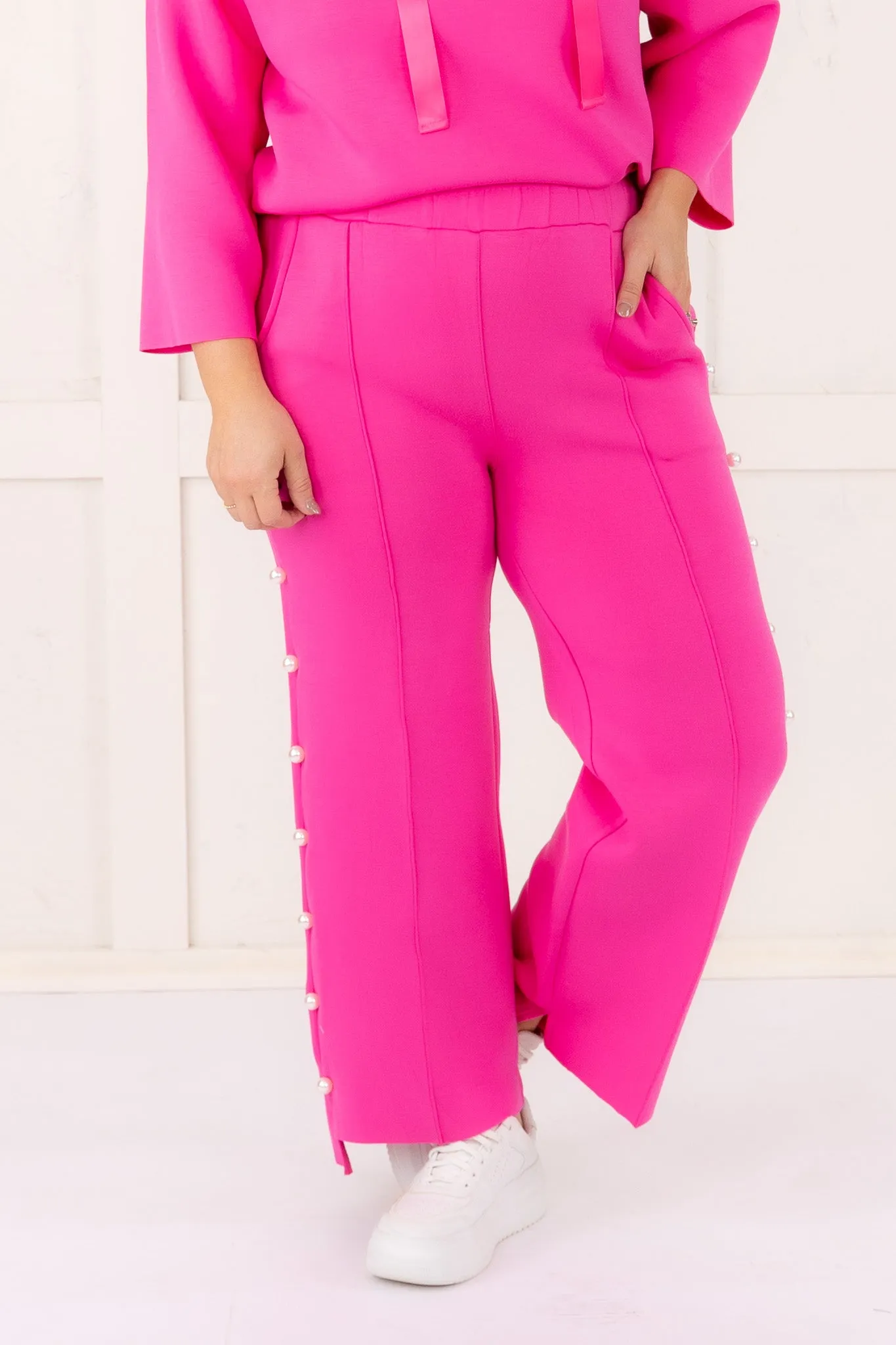 Farrah Pearl Pant - Fuchsia