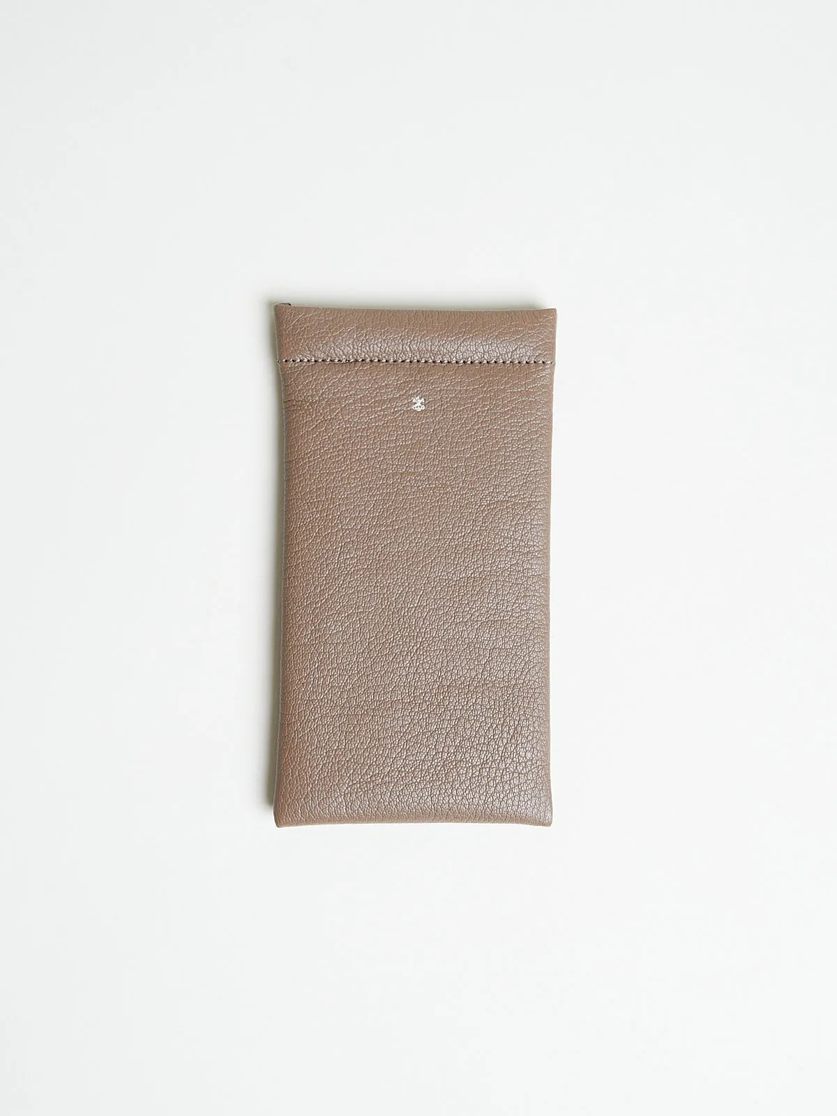 Flat Glasses Case in Grey Beige