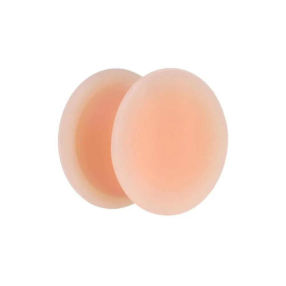 Flesh Double Flared Silicone Plug