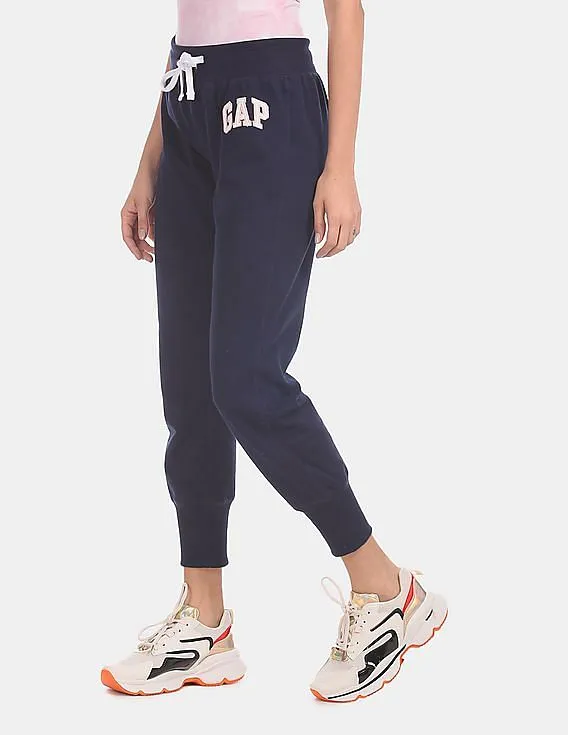 GAP Blue Drawstring Waist Logo Joggers