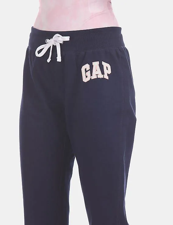 GAP Blue Drawstring Waist Logo Joggers