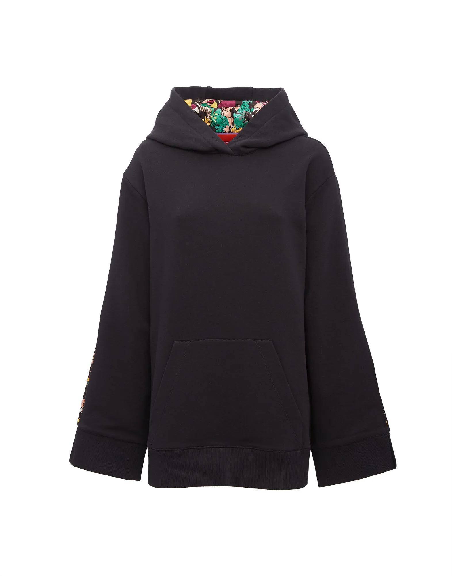 Girlfriend Hoodie in Solid Black for Women | La DoubleJ