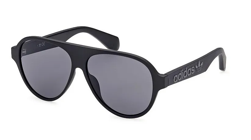 glasses adidas Originals OR0059 - 01A/Shiny Black/Smoke - men´s