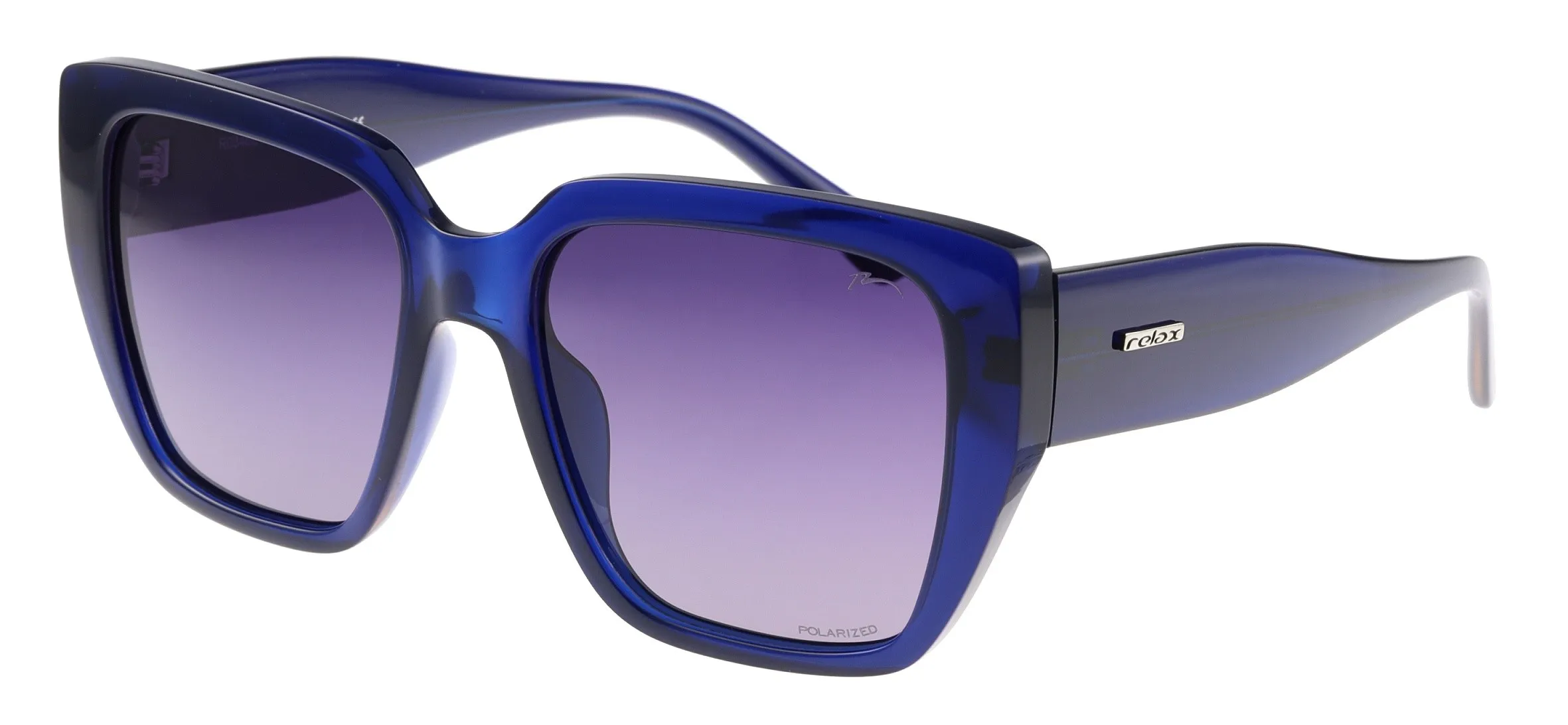 glasses Relax Polynesia - R0346E/Gloss Dark Blue/Grey/Polarized - women´s