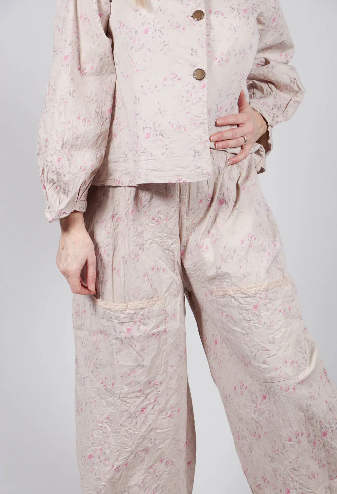 Gus Trousers in Liberty Beige Print