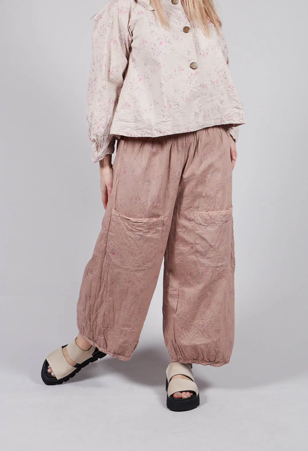 Gus Trousers in Liberty Pink Print