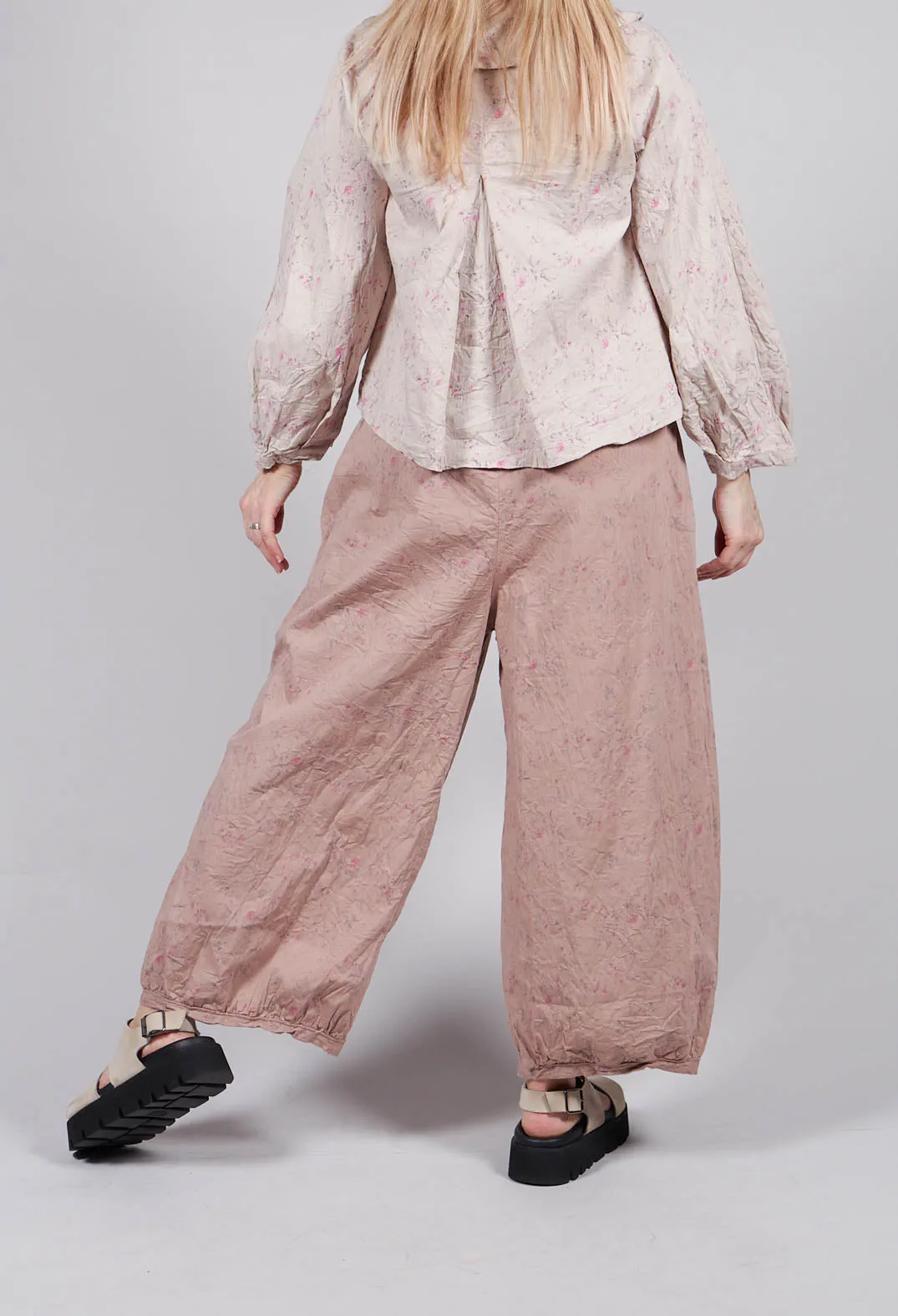 Gus Trousers in Liberty Pink Print