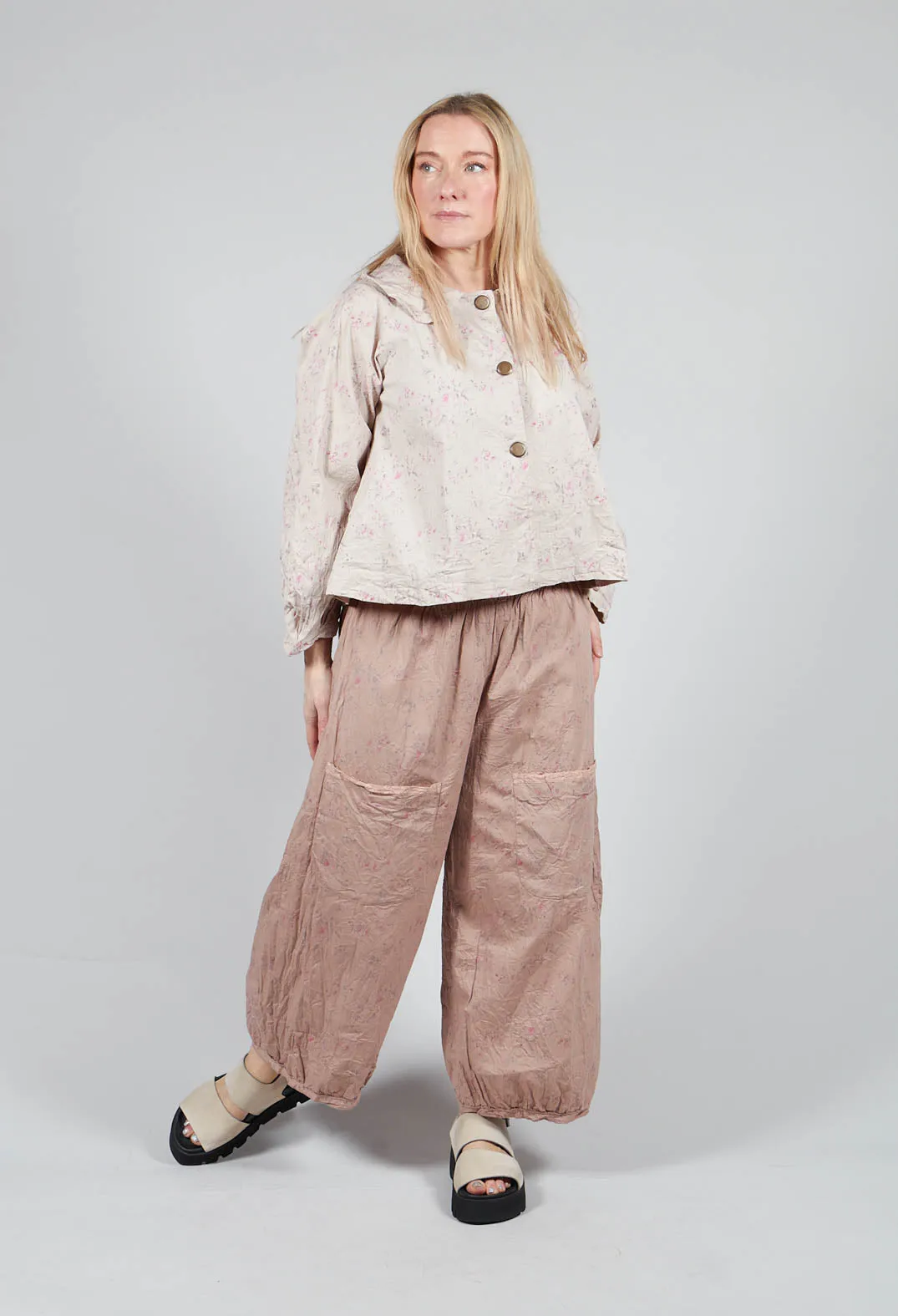 Gus Trousers in Liberty Pink Print